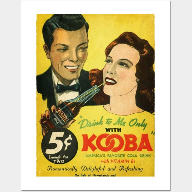 Kooba Cola poster Wall Art by INLE Designs